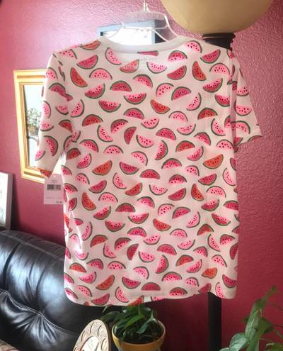 Kate Spade Watermelon M NWT Short Sleeve Tee Shirt