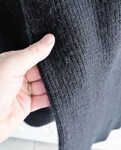 Molly Bracken  High Rise Black Knitted Flared Sweatpants