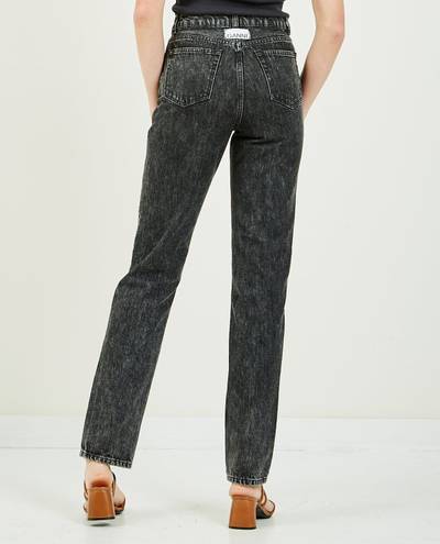 Ganni Washed Denim High Waisted Jeans