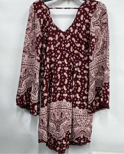 Angie  boho paisley handkerchief style small dress