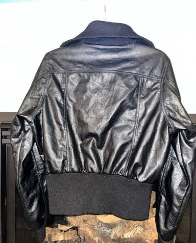 Juicy Couture Juicy 2 Faux Leather Crop Moto Jacket GUC