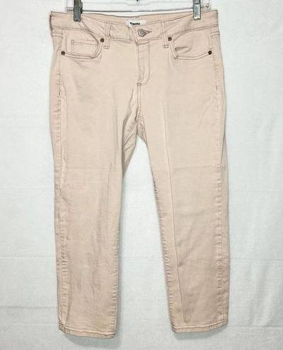 Sonoma  Denim Capri Jeans Stretch Pale Pink Mid-Rise Size 10 (32x24)