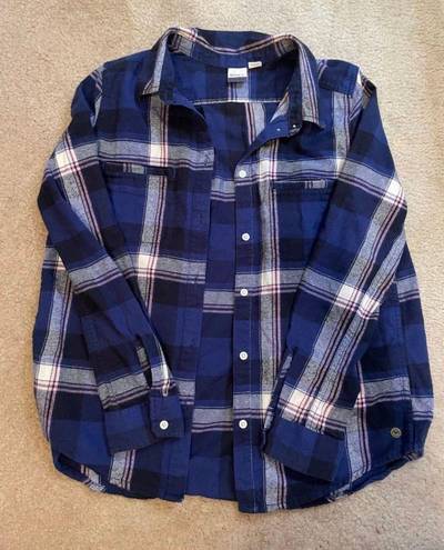 Roxy Plaid Flannel Button Up