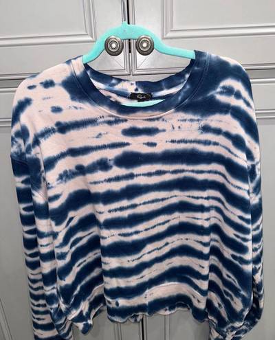 Rails  Ramona Striped indigo tie dye sweatshirt size XL