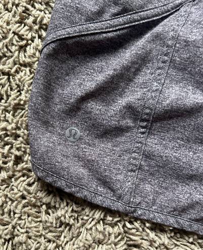 Lululemon | Heathered Gray Tracker Swift Shorts