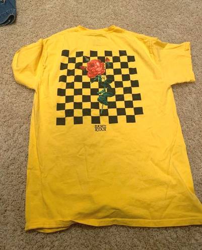 Samii Ryan Checkerboard Yellow Tee