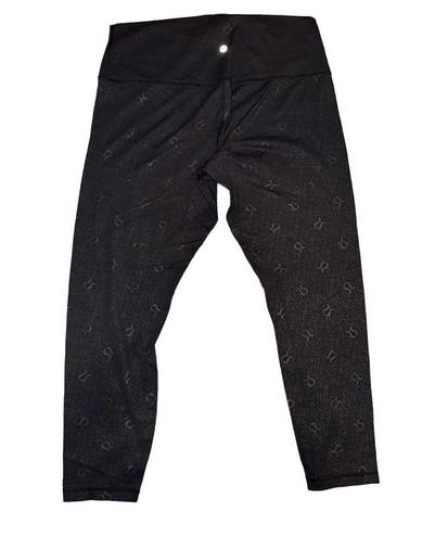 Lululemon  Align HR Pant 25” *Nulu Size 12 Yogo Emboss Black