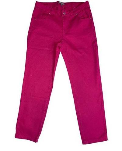 Jessica London  Straight leg Jeans Pink Womens Size 12W high Rise