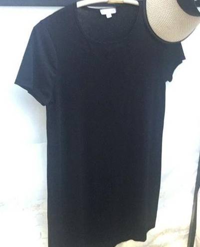 Socialite  Women’s Black Cap Sleeve Jersey Mini Dress Pool Beach Resort Coverup