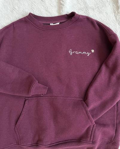 Danskin Grammy Embroidered Sweatshirt 