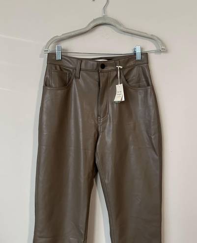 Abercrombie & Fitch Abercrombie Vegan Leather Pants 