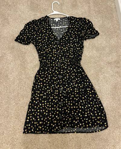 Abound Floral Button Down Dress Size XS