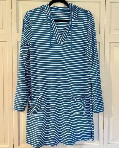 Catalina Coolibar UPF 50 striped  tunic coverup medium