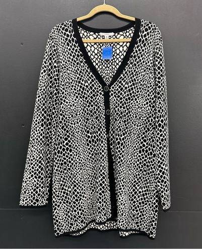 Isaac Mizrahi  button down cardigan XL