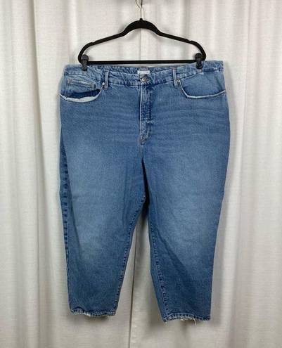 Good American  Good Girlfriend Distressed Jeans Sz.22