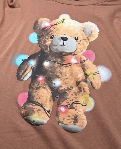 Grayson Threads Urban Outfitters: Teddy Bear Holiday Sweatshirt Oversized