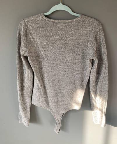 Madewell Gray Bodysuit