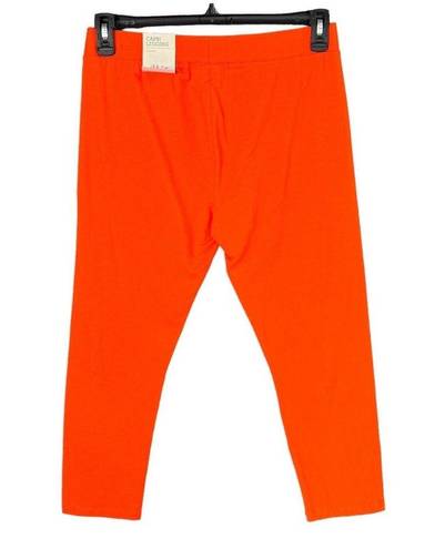 Style & Co  Medium Legging Capris Pants Mid-Rise Stretch Lightweight Orange New