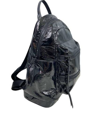 DKNY  shiny black backpack