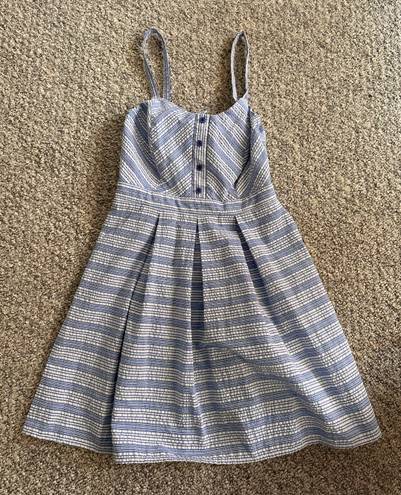 Charlotte Russe light blue/white striped dress