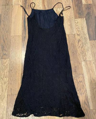 Angie Black Lace Maxi Dress Size Small