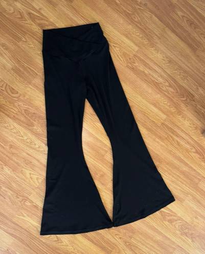 Aerie High Waisted Crossover Super Flare Leggings