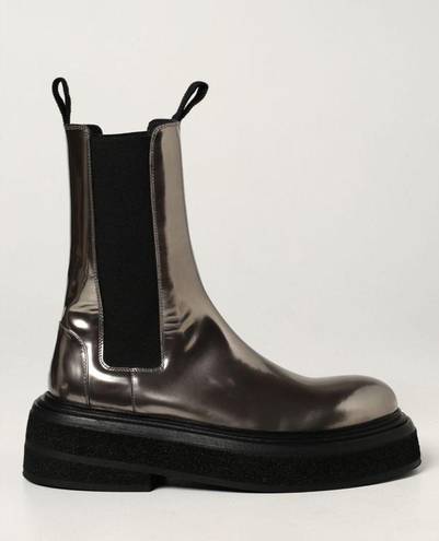 ma*rs NEW èll Zuccone Boots in Laminated Leather, New w/o Box Retail $1,278