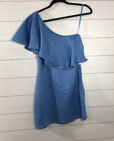 Capulet  Clara Blue One Shoulder Minidress Size XS NWT