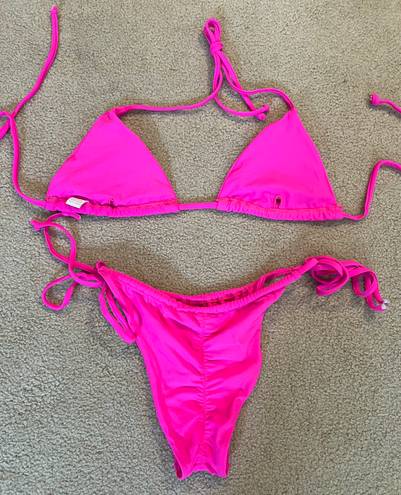 Hot Pink Bikini Set