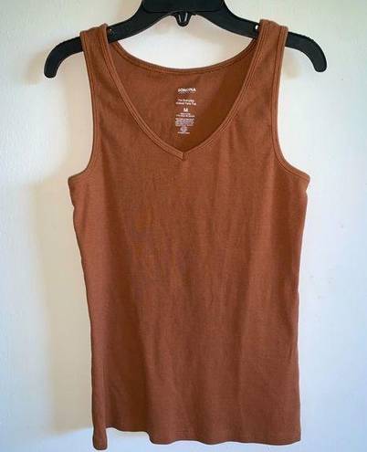 Sonoma BOGOF  Brown Ribbed Tank Top