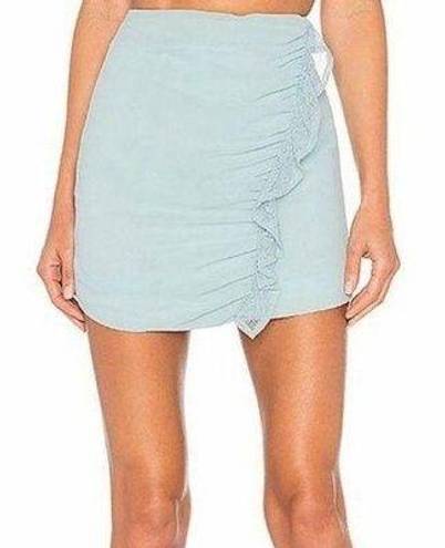 Lovers + Friends  Lisa Ruffle Mini Skirt, Size L, NWT