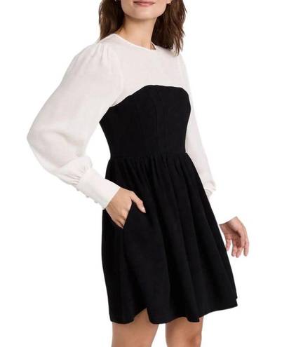 Cinq à Sept  Annika Long Sleeve Pleated Dress size 8