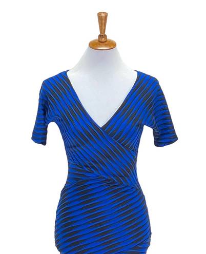Tracy Reese Plenty By  Womens Slimming Bodycon Dress Blue Size S Minimalist Party