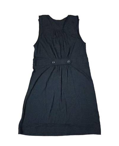 Juicy Couture  black sleeveless y2k sheath dress with cinched front size XL wool