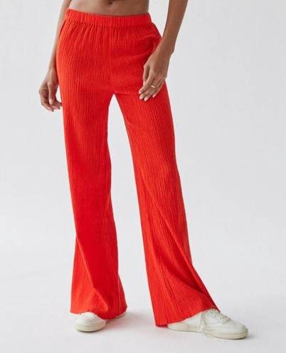 Urban Outfitters Red Flare Pants