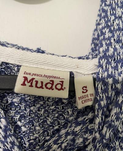 Mudd Waffle Knit Long-Sleeve Crop Top