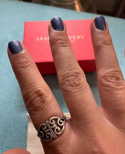 James Avery Scroll Cross Ring