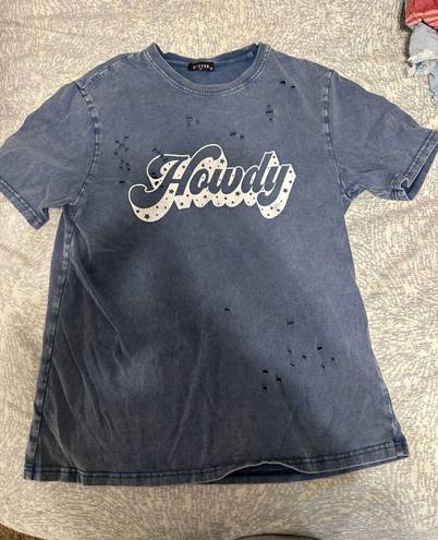 Howdy Graphic Tee Size M