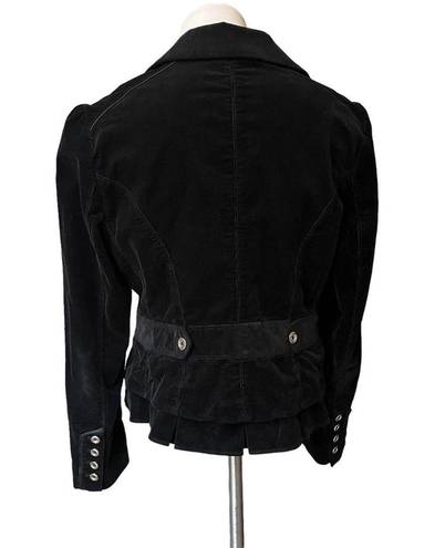 White House | Black Market  Corduroy Black Blazer,  Sz 10