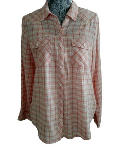 Joie  Dehart Plaid Button Down Shirt - Size M - NWT