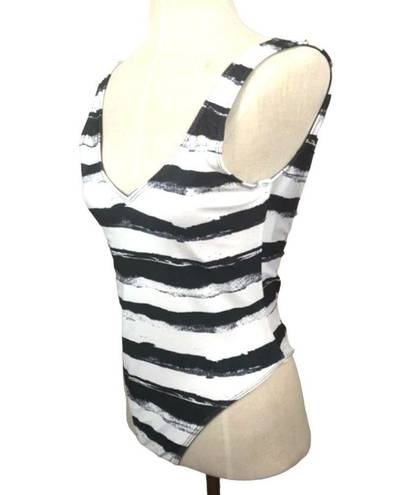 Wildfox NWT  Mascara Stripe 80’s One Piece Swimsuit