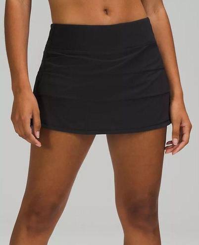 Lululemon Pace Rival Mid-Rise Skirt Black
