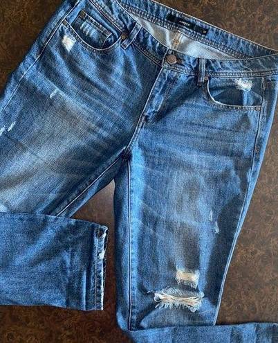 Harper  Distressed Straight Leg Jeans - size 30