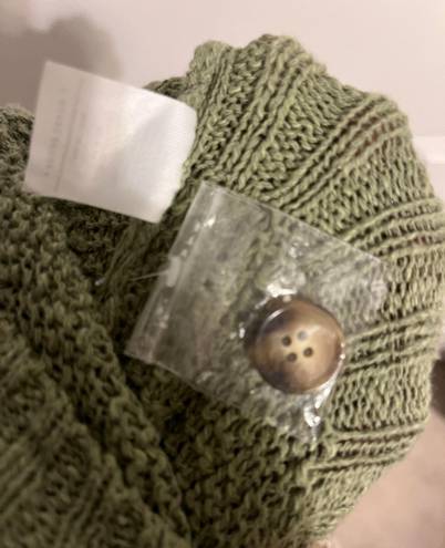 Dip Green Button up Sweater Size M