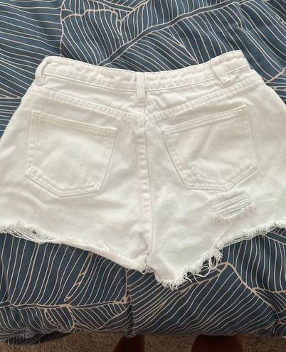 Missguided White Shorts