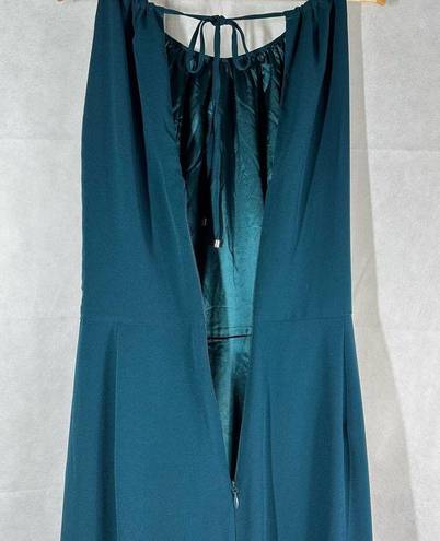 City Chic  Lovestruck Maxi Halter Dress Emerald Size US 22