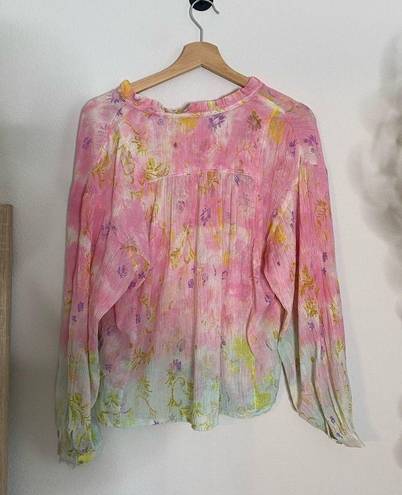 Pilcro and the Letterpress Pilcro the Tavi water color blouse