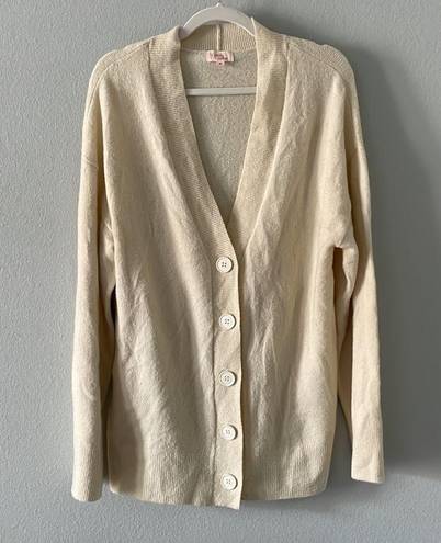 Camila Coelho  Trista Oversized Cardigan in Ivory