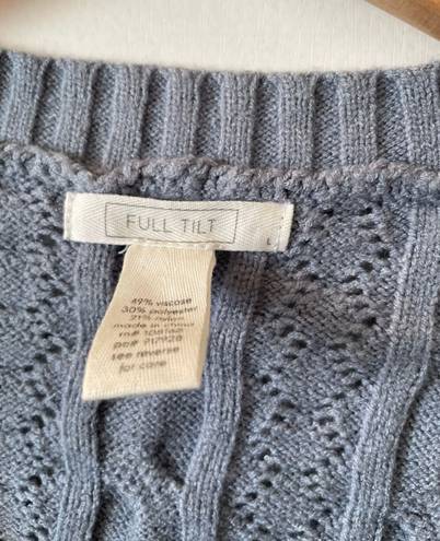 Full Tilt Perfect Blue Sweater Vest 