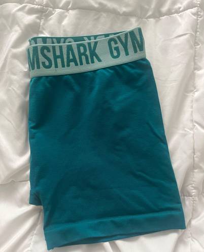 Gymshark Teal Spandex Shorts